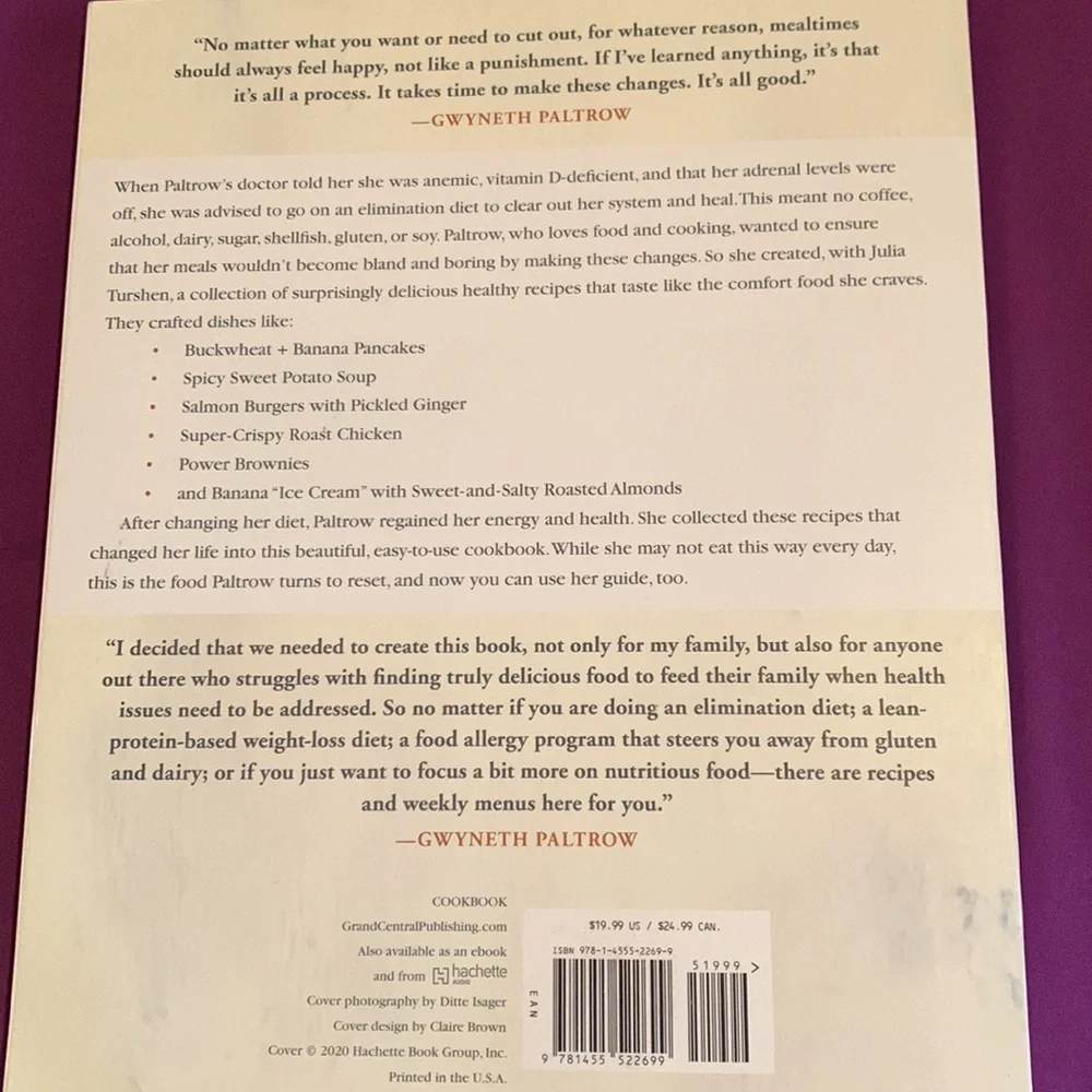 It’s All Good Cookbook by Gwyneth Paltrow